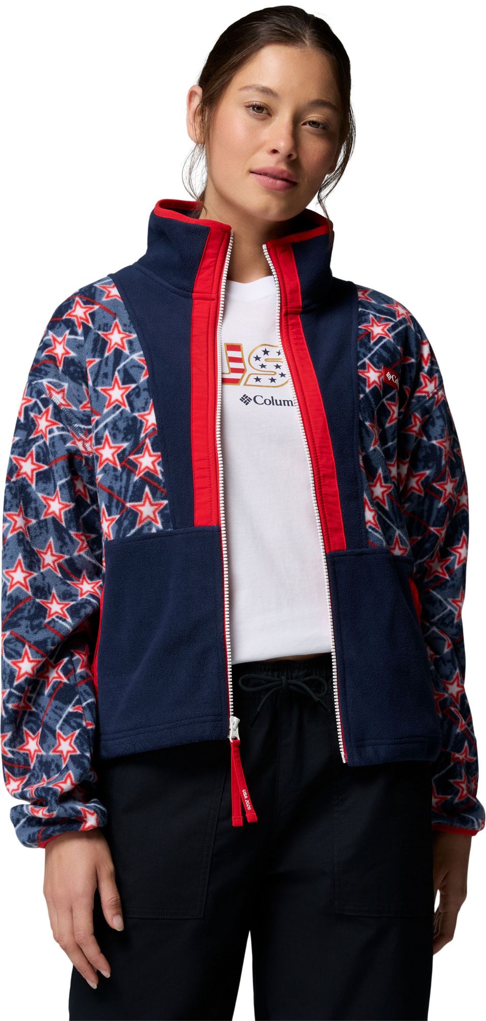 Columbia Women's Team USA 2026 Full Zip Fleece Jacket product image