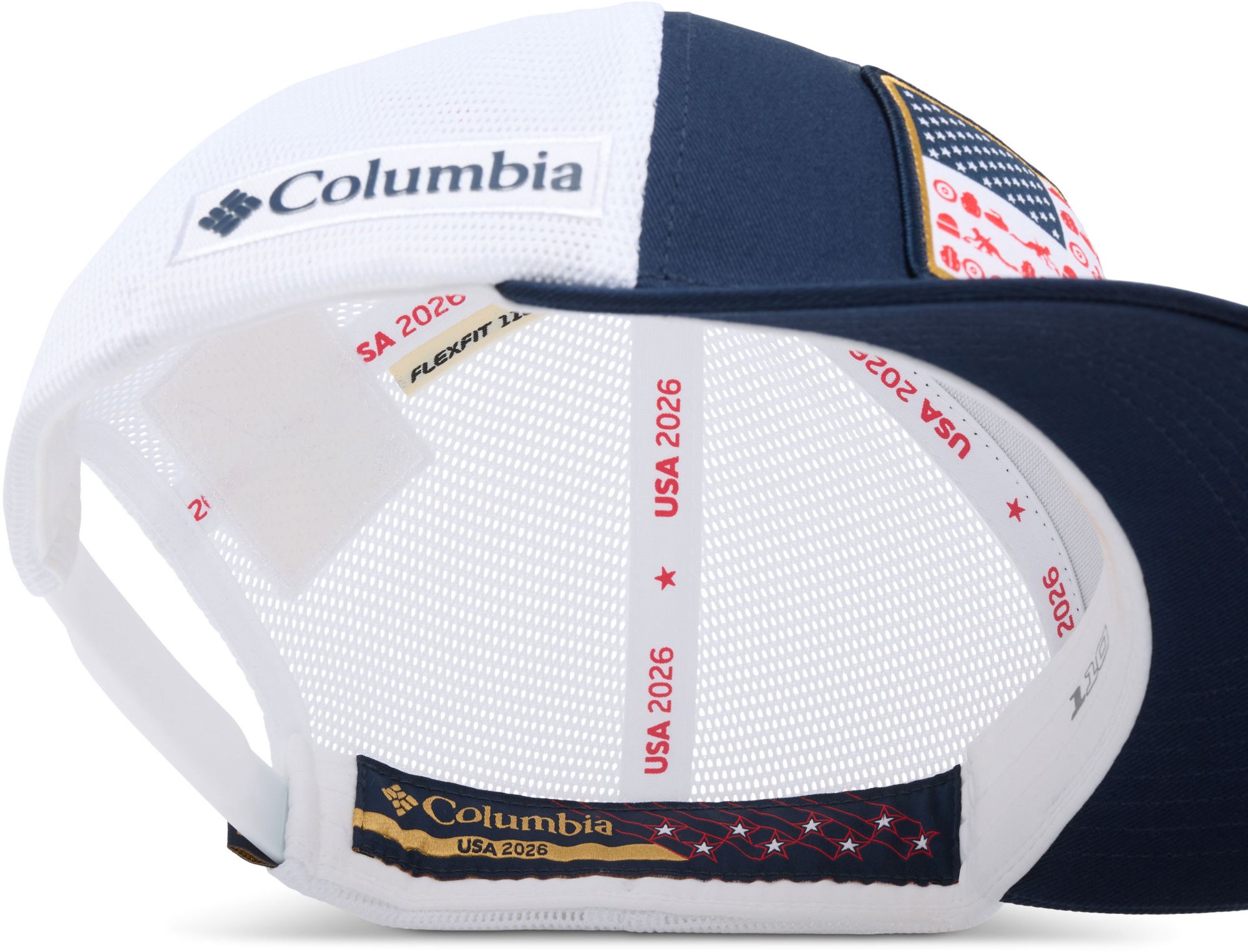 Columbia Adult Team USA 2026 Flag Unstructured Adjustable Hat product image