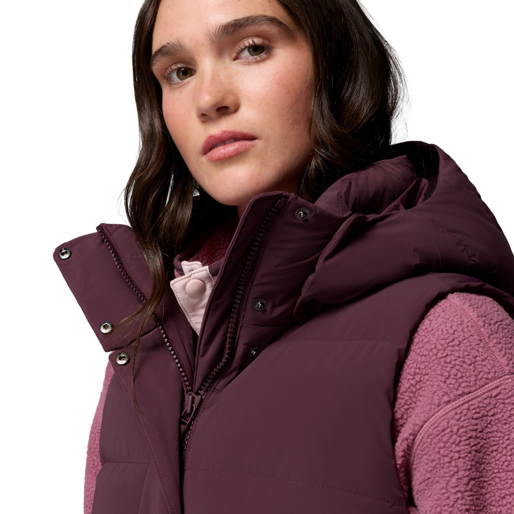 Columbia Women's Amaze Puff Mid Hooded Vest product image