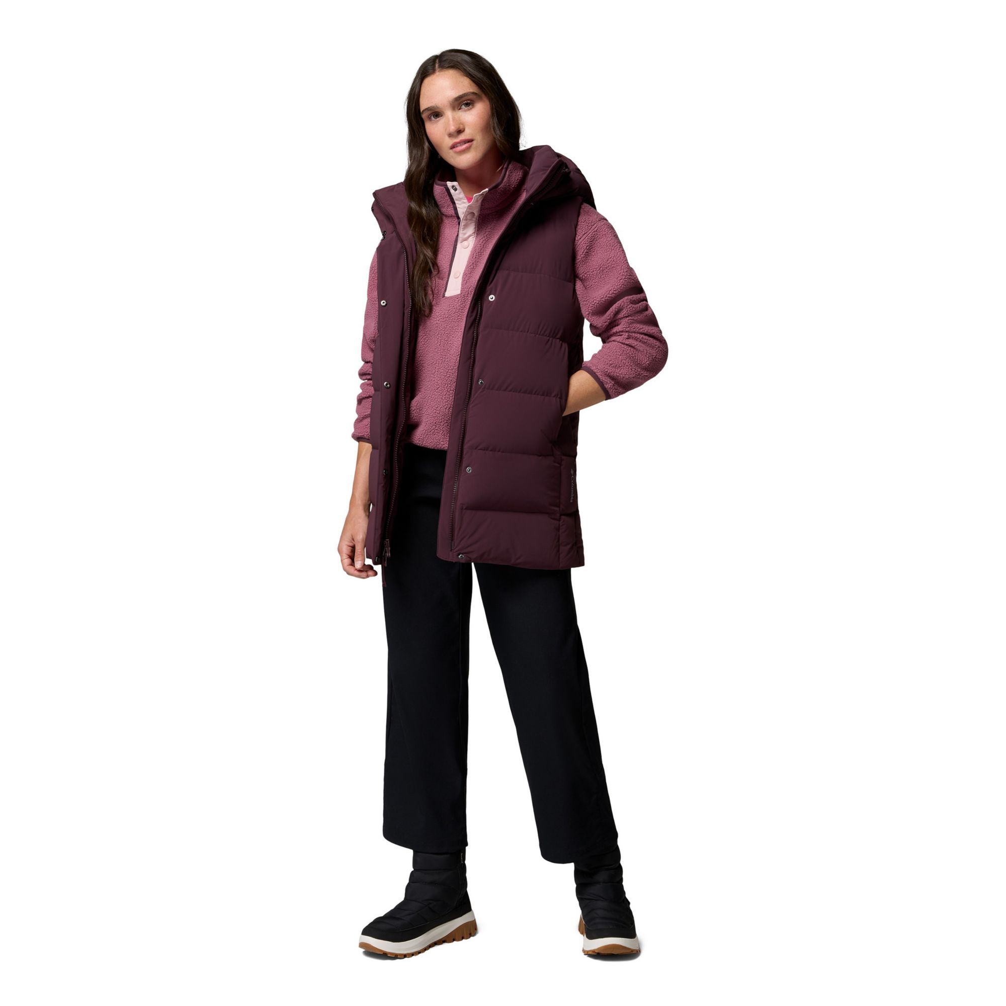 Columbia Women's Amaze Puff Mid Hooded Vest product image