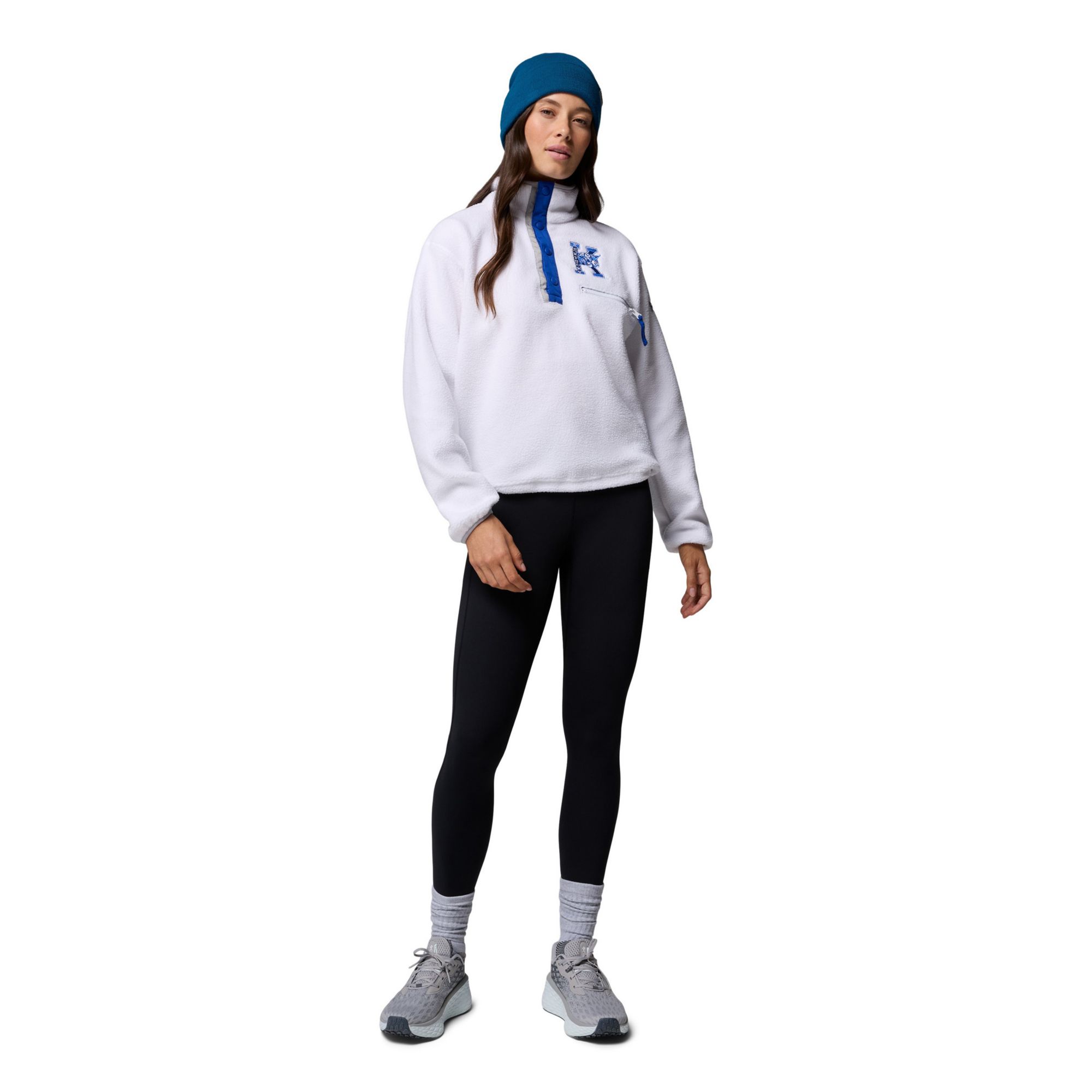 Columbia Women's Kentucky Wildcats Helvetia Half Snap Fleece Pullover ...