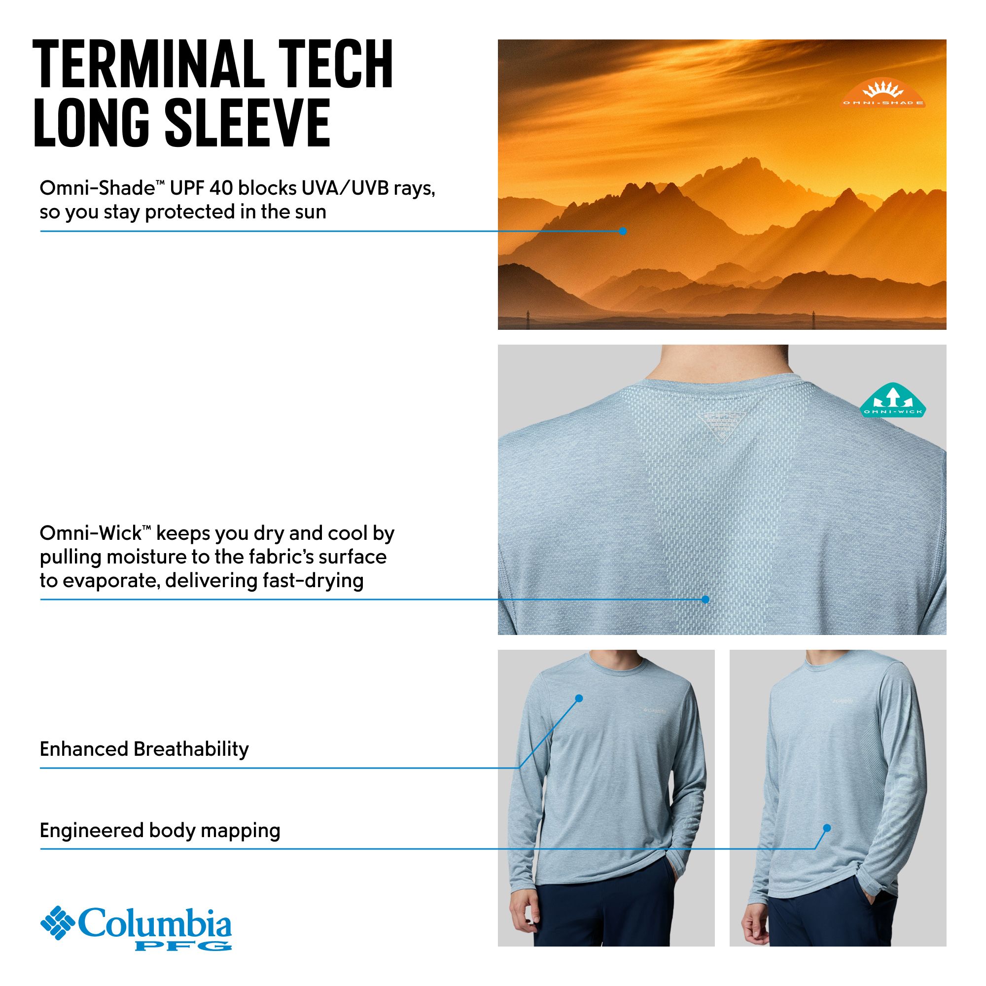 Columbia Men's Terminal Tech Long Sleeve Shirt product image