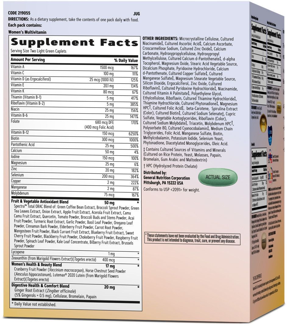 GNC Luster & Lum Beauty Vitamin Packs product image