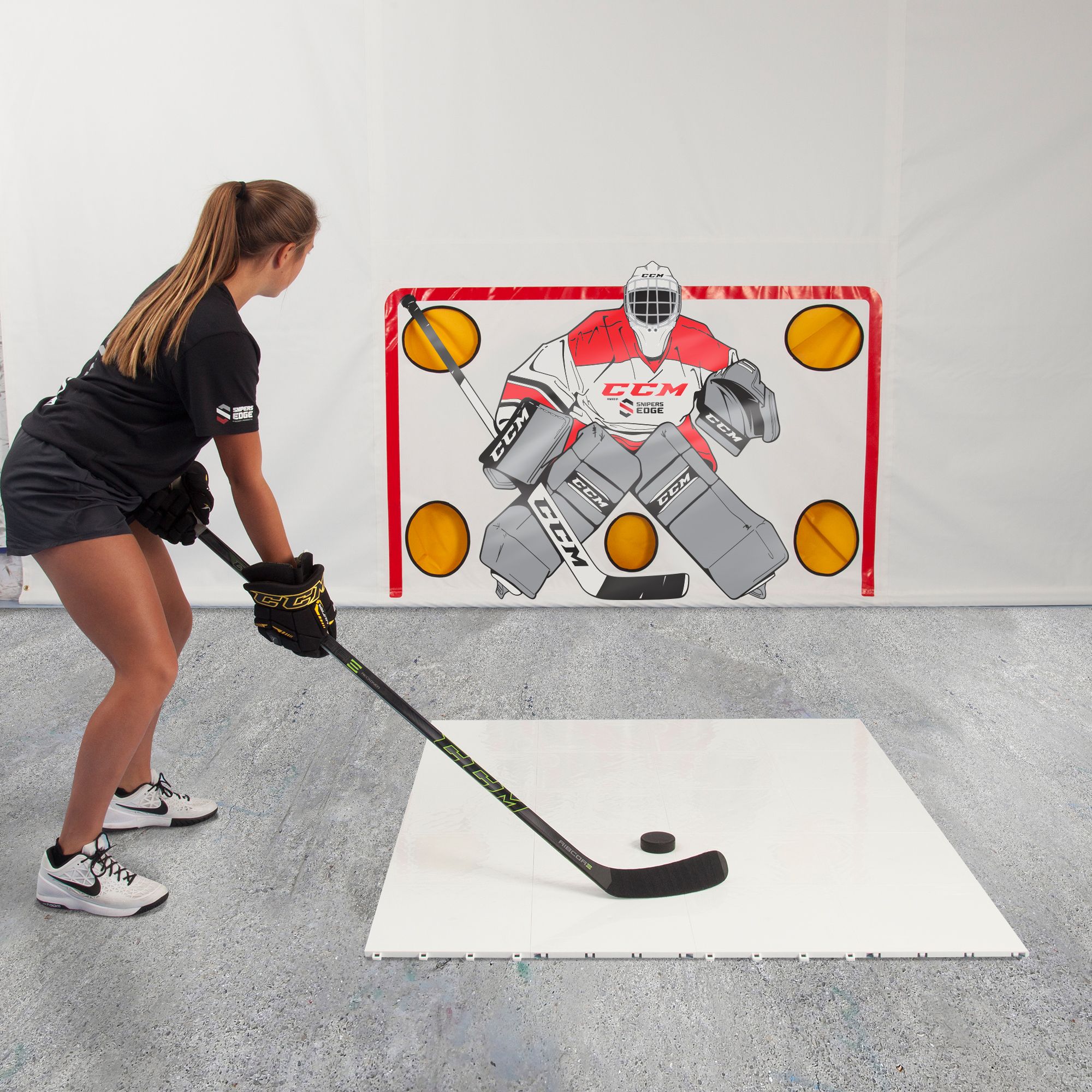 Sniper's Edge Slick Dryland Hockey Tiles – 20 Pack product image