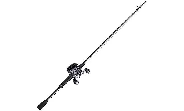  Abu Garcia 7' Max Pro Fishing Rod and Reel Baitcast Combo, 7+1  Ball Bearings with Lightweight Graphite Frame & Sideplates, MagTrax Brake  System