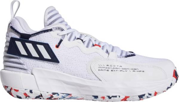 Adidas Dame 7 EXTPLY Kansas JayHawks Edition (GX3460) Men size 8.5 - lagoagrio.gob.ec