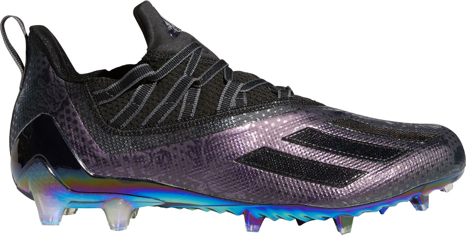 purple adidas football cleats