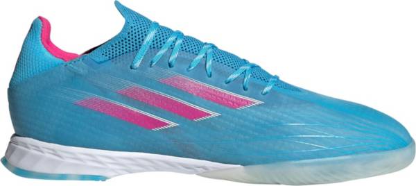 Adidas pink hot sale indoor shoes