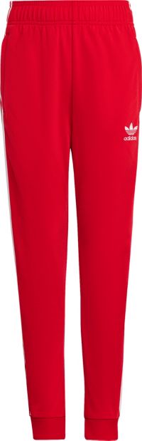 Red sweatpants online adidas