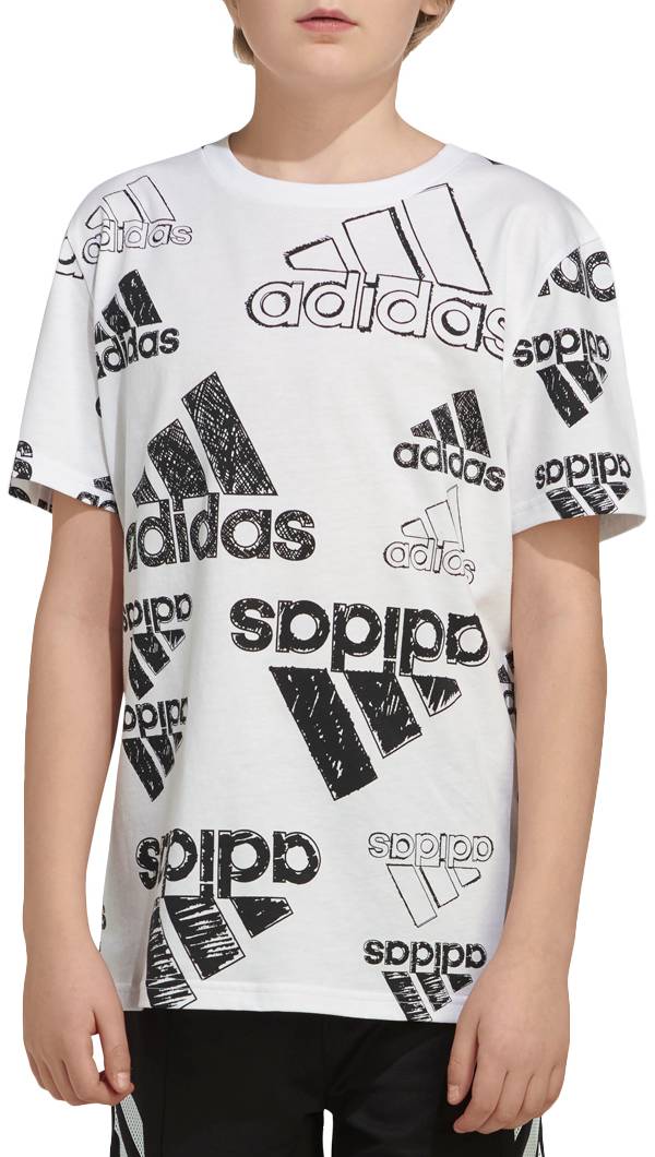 adidas Boys' Brand Love Sketch T-shirt product image