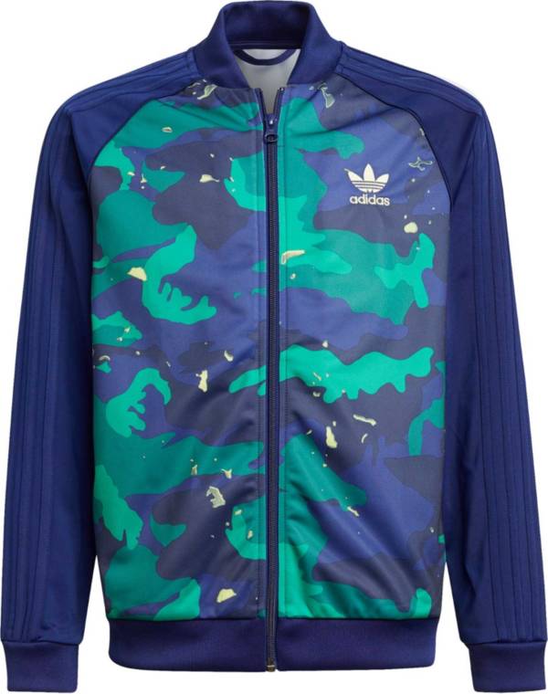 adidas Kids' Allover Print Pack Camo Print SST Top