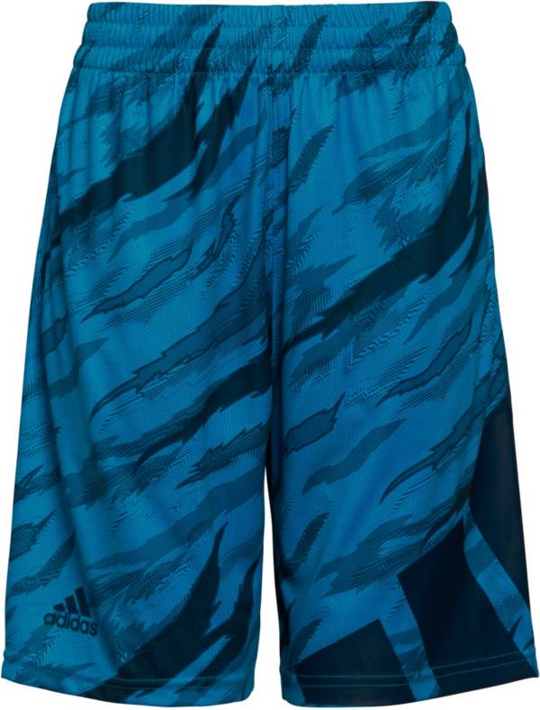 adidas Boys' Allover Tiger Camo Shorts product image