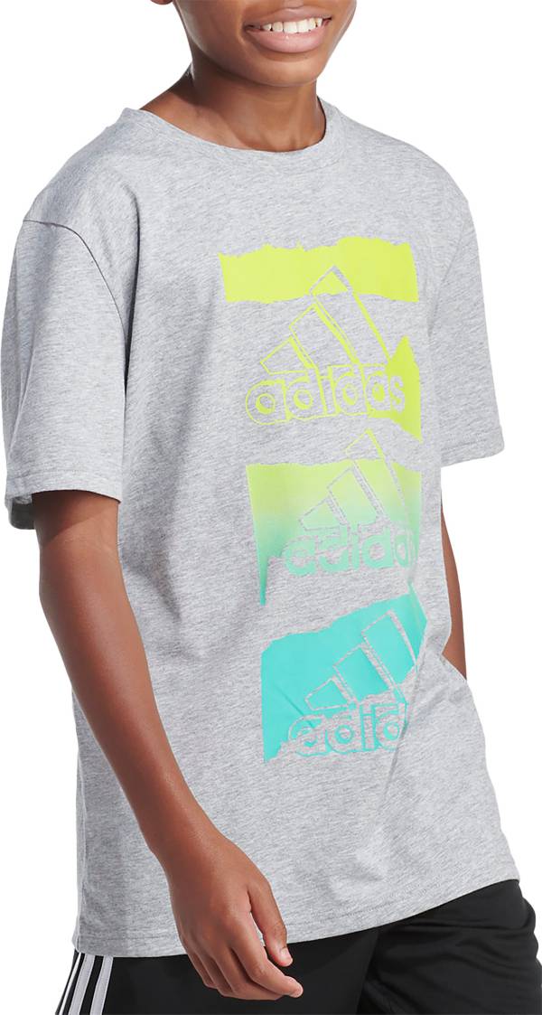 Adidas Boys' Short Sleeve Solar Gradient Heather T-Shirt product image