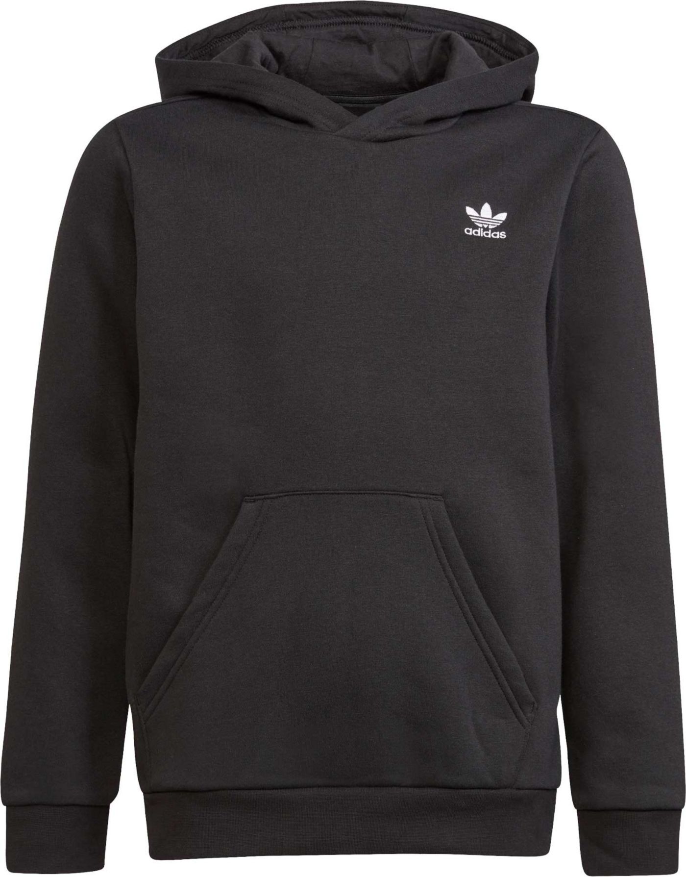 Adidas originals hoodie black and white online