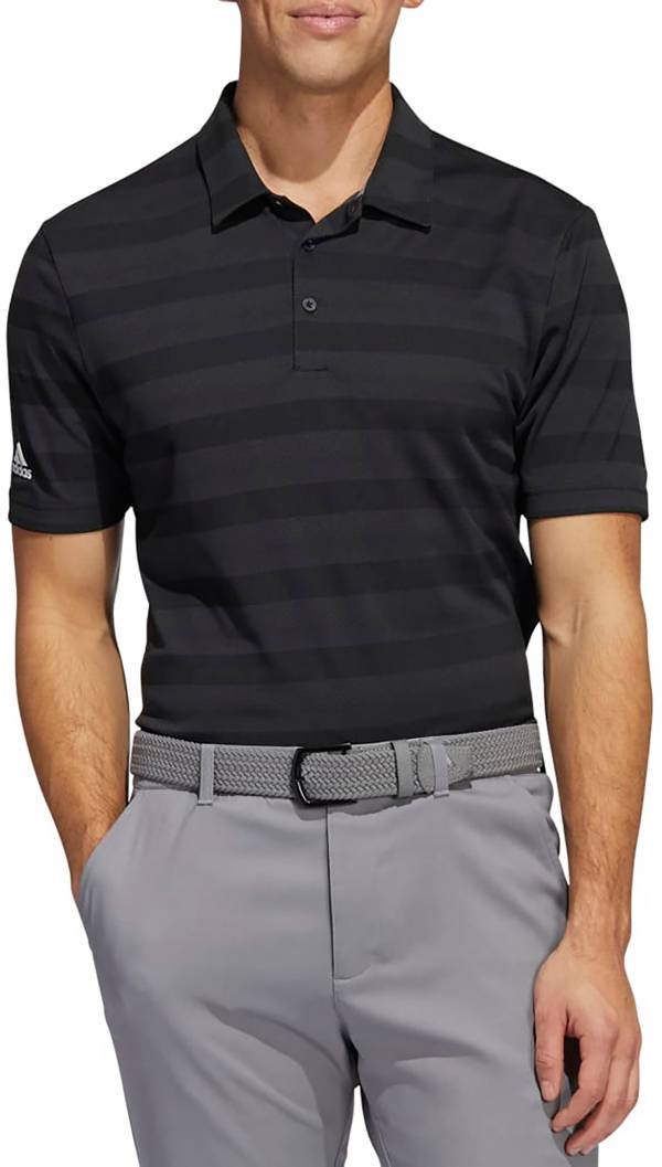 adidas Men's Two-Color Striped Golf Polo product image