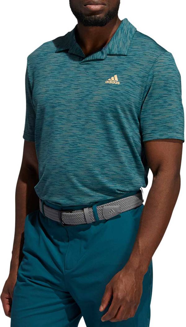 adidas Men's Stripe HEAT.RDY Polo Shirt