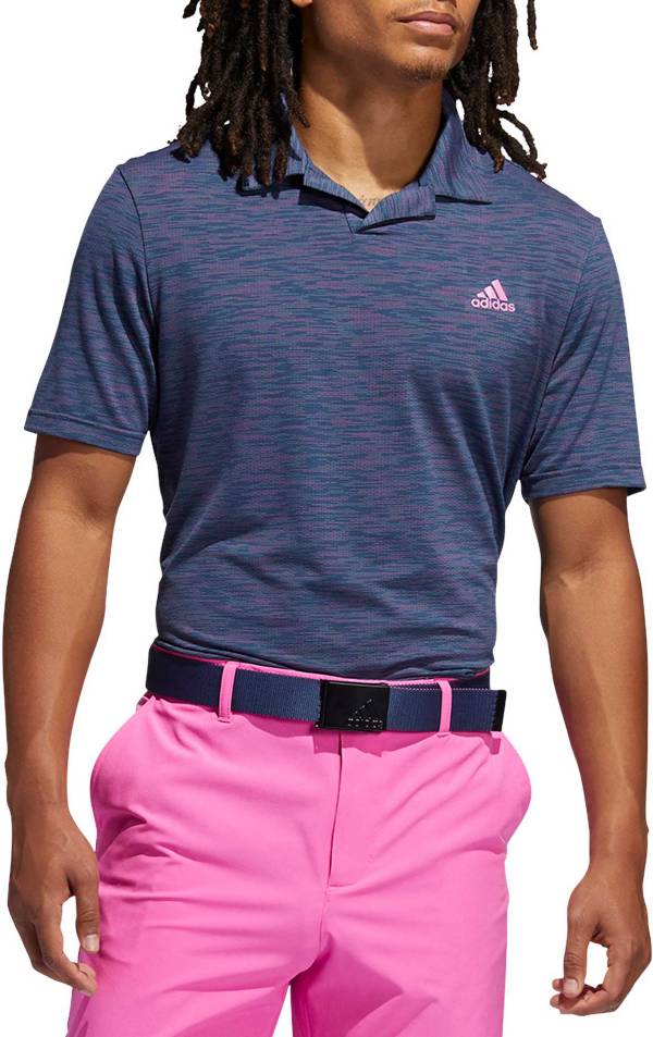 adidas Men's Stripe HEAT.RDY Polo Shirt