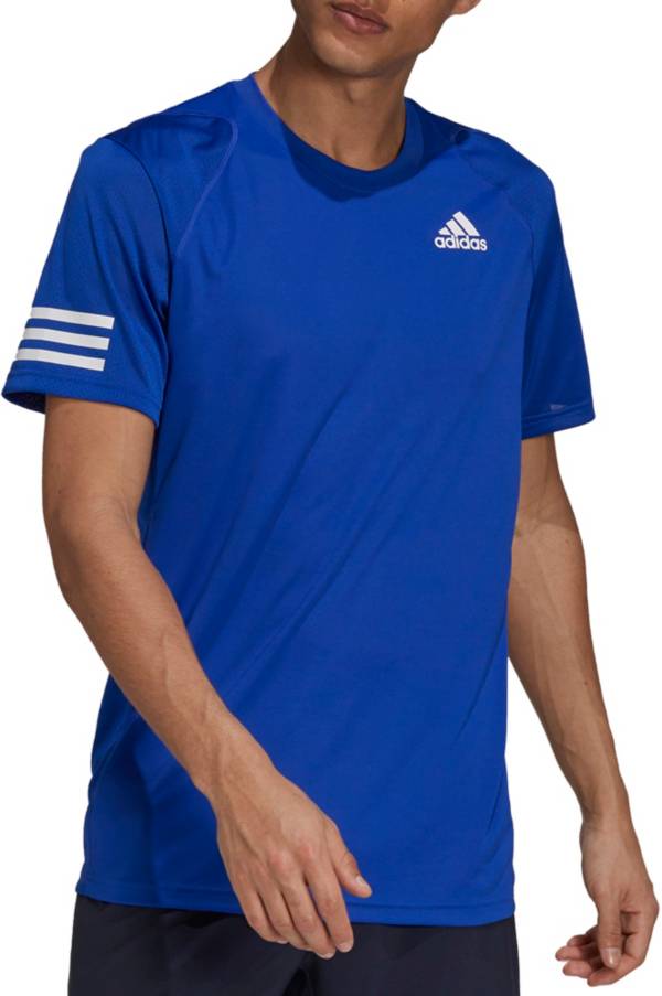 adidas Men's Club 3-Stripe Tennis Short Sleeve T-Shirt