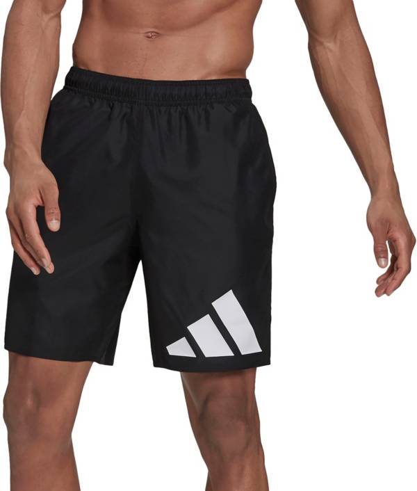adidas Men's Classic Length Logo Swim Trunks