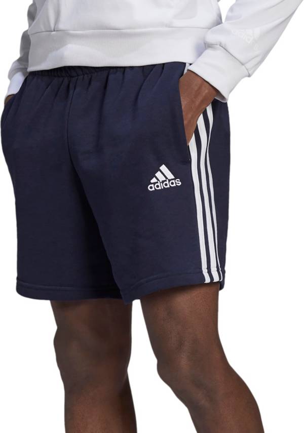 Adidas 3 stripes sales french terry shorts