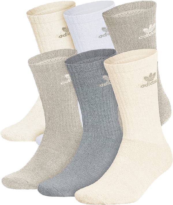 adidas Originals Men's Trefoil Crew Socks - 6 Pack