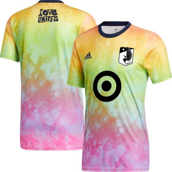adidas Men's Minnesota United FC Tie-Dye Pride Jersey