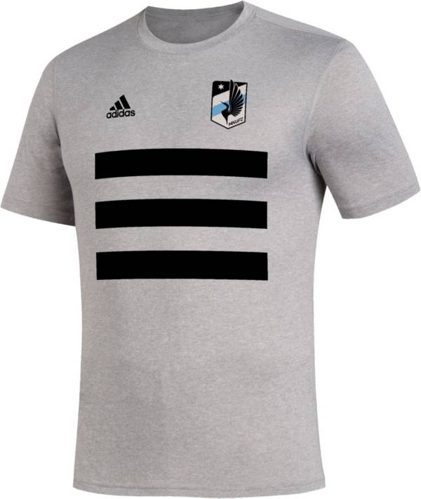 adidas Men's Minnesota United FC 3SL Grey T-Shirt product image