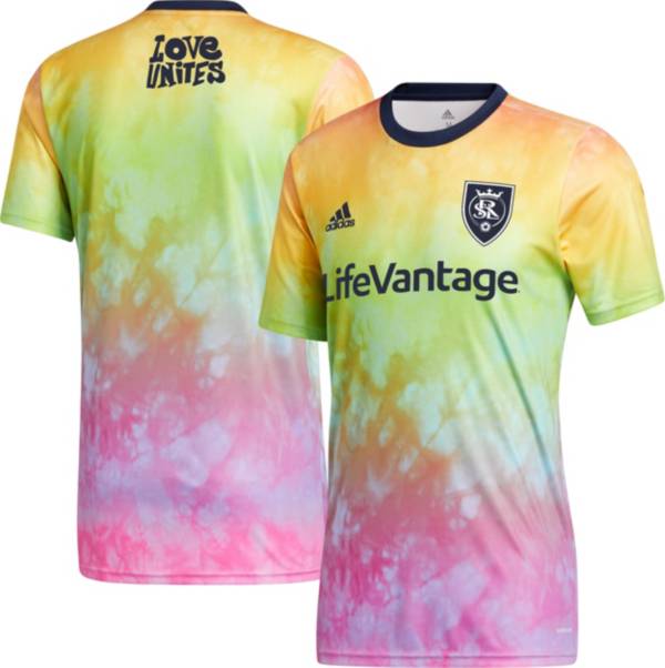 adidas Men's Real Salt Lake Tie-Dye Pride Jersey