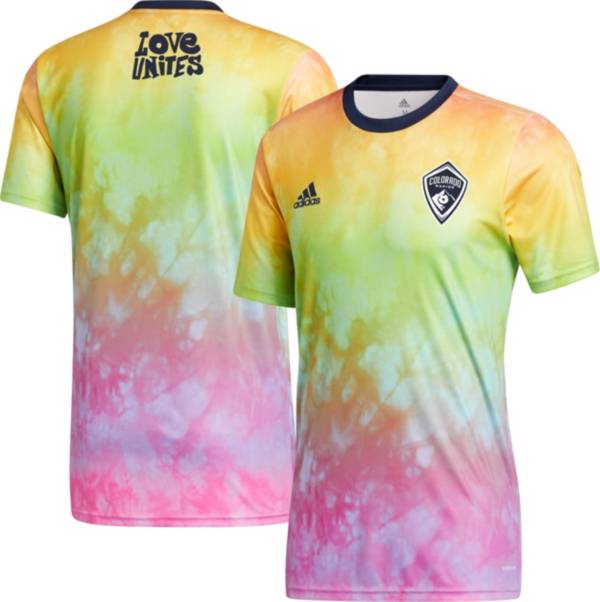 adidas Men's Colorado Rapids Tie-Dye Pride Jersey