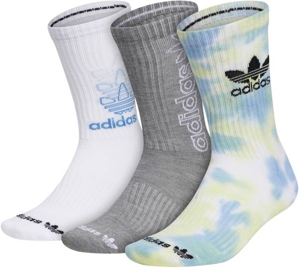 Portico halvt affældige adidas Originals Tie Dye Crew Socks - 3 Pack | Dick's Sporting Goods