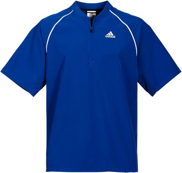 adidas Men s Triple Stripe Short Sleeve Batting Jacket Dick s