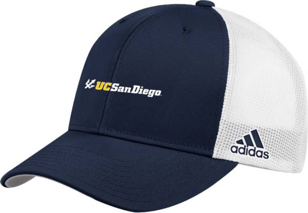 adidas Men's UC San Diego Tritons Navy Adjustable Trucker Hat product image