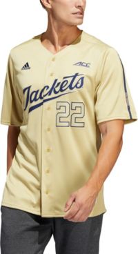 Georgia Tech Adidas White Replica Baseball Jersey