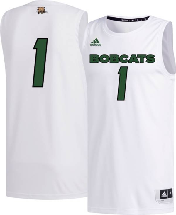 adidas Men's Ohio Bobcats #1 White Replica Swing Basketball Jersey product image