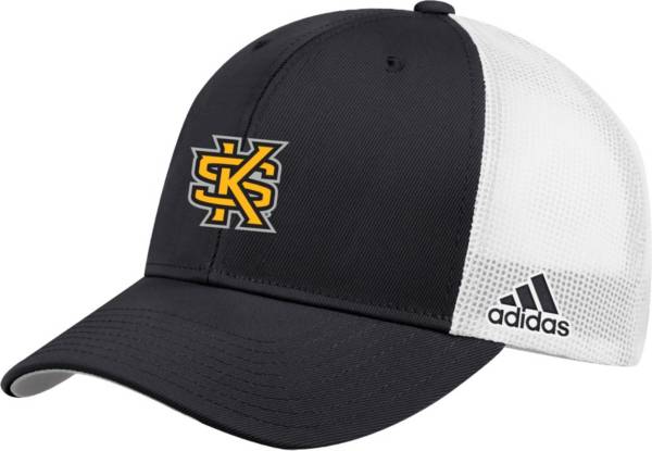 adidas Men's Kennesaw State Owls Black Adjustable Trucker Hat product image