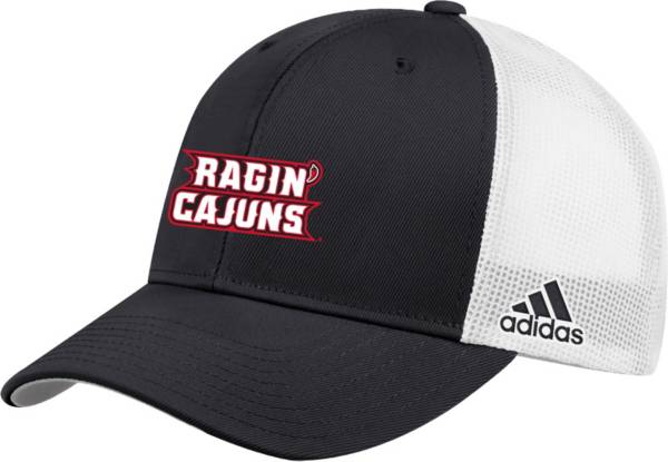 adidas Men's Louisiana-Lafayette Ragin' Cajuns Black Adjustable Trucker Hat