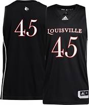 Men's Adidas #45 Red Louisville Cardinals Swingman Basketball Jersey