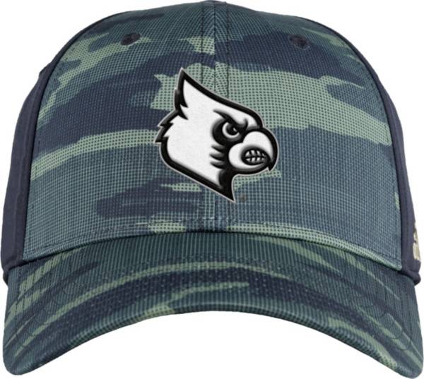 adidas Men's Louisville Cardinals Camo 'Military Appreciation' Stretch Fitted Hat product image