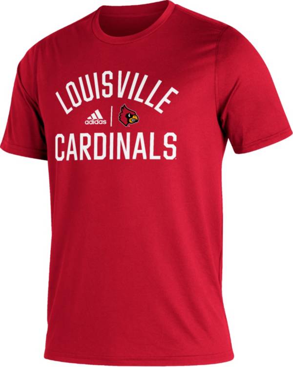 adidas Men's Louisville Cardinals Cardinal Red Creator Performance T-Shirt product image