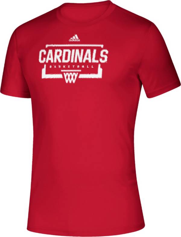 adidas Men's Louisville Cardinals Cardinal Red Creator Basketball T-Shirt product image