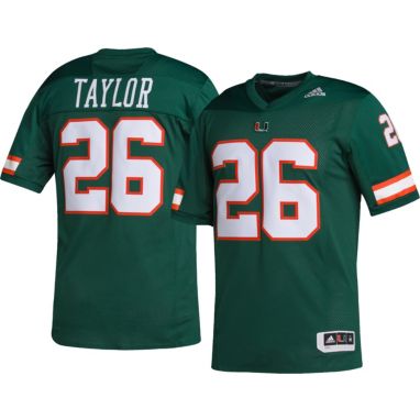 sorry, adidas Men's Miami Hurricanes Sean Taylor #26 Green Replica Football Jersey is currently out of stock