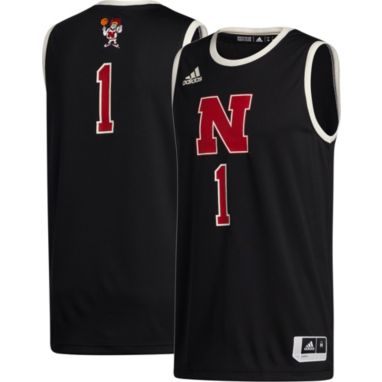 sorry, adidas Men's Nebraska Cornhuskers #1 Black Swingman Replica Basketball Jersey is currently out of stock