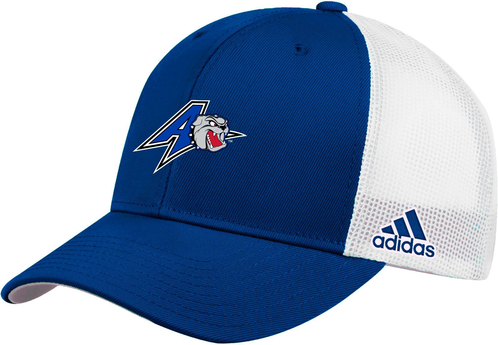 adidas Men's UNC Asheville Bulldogs Royal Blue Adjustable Trucker Hat product image