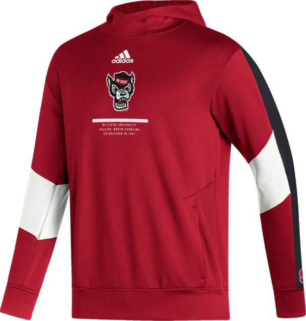 adidas Men's NC State Wolfpack Red Pullover Hoodie