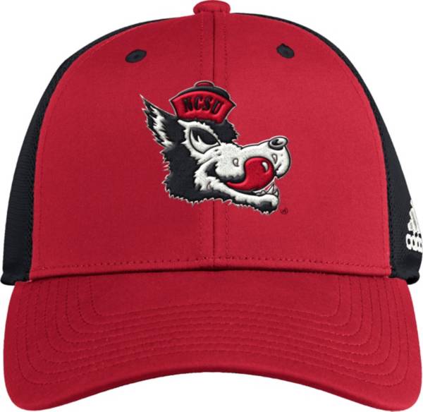 adidas Men's NC State Wolfpack Red Reverse Retro Trucker Adjustable Hat