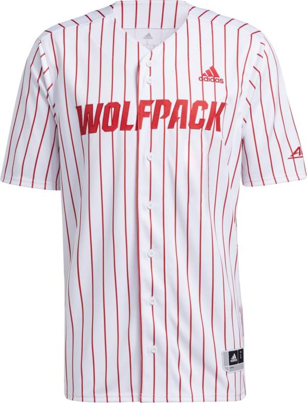 adidas Men's NC State Wolfpack White Replica Baseball Jersey product image