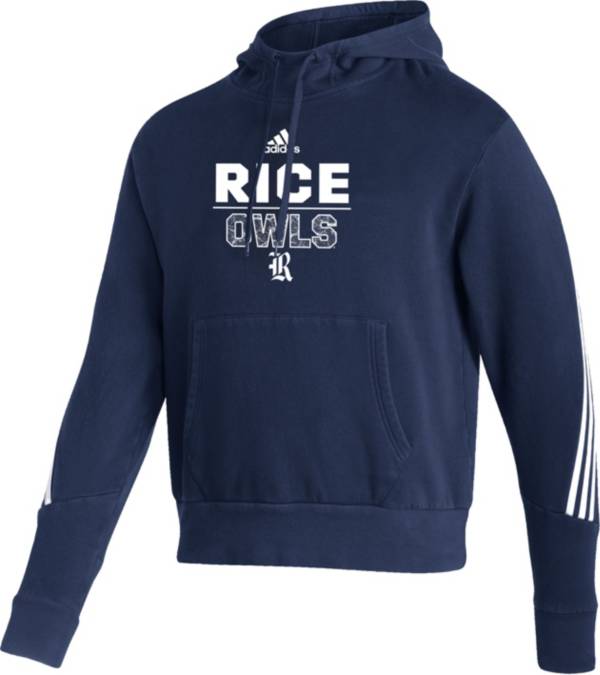 adidas Men's Rice Owls Blue Fashion Pullover Hoodie product image