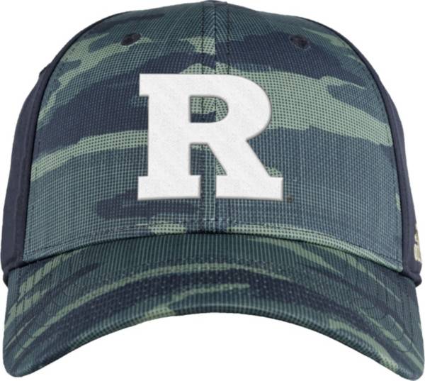 adidas Men's Rutgers Scarlet Knights Camo 'Military Appreciation' Stretch Fitted Hat