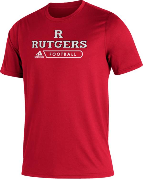 adidas Men's Rutgers Scarlet Knights Scarlet Creator Locker Room Football T-Shirt product image