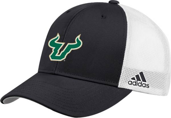 adidas Men's South Florida Bulls Black Adjustable Trucker Hat